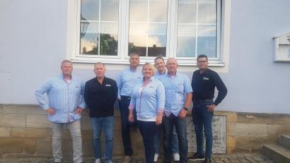 Bild: rn
Unser Bild zeigt von links: Steffen Tannreuther, Thomas Hofmann, Michel Schneider, Katja Tannreuter, Manuel Held, Bernd Hofmann und Korbinian Dunzer.