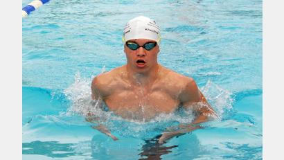 Archivbild: gb
Fynn Legat vom Tirschenreuther Schwimm-Club gewann bei den bayerischen Jugendmeisterschaften über 100 und 200 Meter Brust jeweils die Silbermedaille.