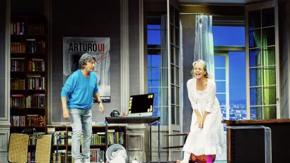Bild: Franziska Strauss/exb
Herbert Herrmann und Nora von Collande in „Alles was Sie wollen".