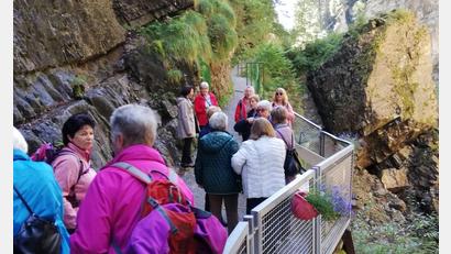 Bild: rgr
Bei der Reise ins Westallgäu steht auch die Breitnachklamm in Oberstdorf auf dem Programm des Katholischen Frauenbundes.