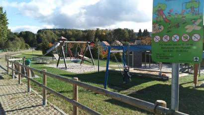 Bild: Portner
Laut Spielplatzprüfer ist der Auslaufschutz mit zwei Querriegeln am Kinderspielplatz „Pfälzer Weg“ ausreichend.