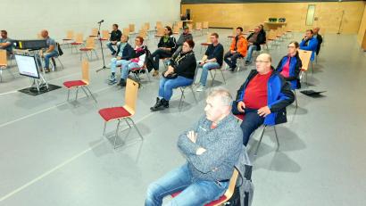 Bild: hai
Vertreter von nur etwas mehr als einem Dutzend Betriebe fanden sich zum zweiten Gewerbeforum in der Sportarena ein.