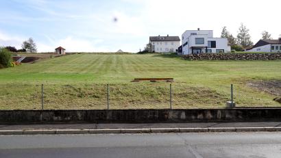 Bild: bkr
Sechs Reihenhäuser und ein Wohnhaus sollen auf dem ungebauten Hang östlich der Wunsiedler Straße entstehen. Über die Machbarkeit der Bauvoranfrage wird das Landratsamt entscheiden. Vom Gemeinderat verworfen wurde die Übernahme eines privates Weges als Erschließungsstraße.
