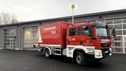 Bild: omu
Der neue LKW und das neue Gerätehaus stehen kurz vor der offiziellen Einweihung.