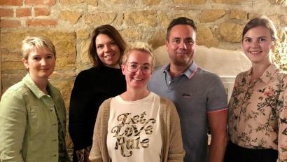 Bild: BLLV Amberg-Land/exb
Die Spitze des BLLV-Kreisverbands Amberg-Land bilden (von links) Kerstin Beck, Christine Schüller, Vorsitzende Michaela Bergmann, Markus Gleißner und Susanne Arbogast.
