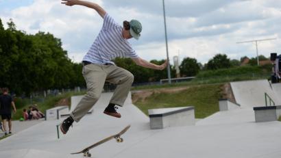Archivbild: Andreas Brückmann
Ein Skatepark wie in Amberg (Bild) steht auch bei den Jugendlichen in Oberviechtach hoch im Kurs.