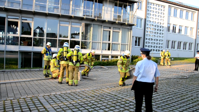 Bild: Umberto Vicenzotto/exb
Die Aktiven der Feuerwehr sind voll der Sache, wenn es um das Absolvieren der Leistungsprüfung geht.