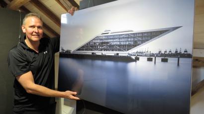 Bild: ubb
Mit zwei Werken hat sich Robert Christ bei einem Fotowettbewerb den oberfränkischen Meistertitel geholt. Eines der beiden Fotos (Bild) trägt den Titel „Dockland“.