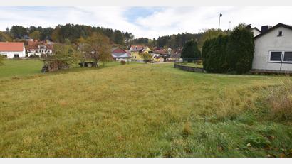 Bild: no
Zwei Bauvoranfragen für dieses Grundstück am Sandäckerweg treffen im Gemeinderat Illschwang auf einige Bedenken.