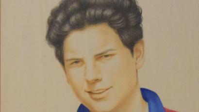 Repro: Walter Elberskirch/exb 
Gemaltes Bild von Carlo Acutis.