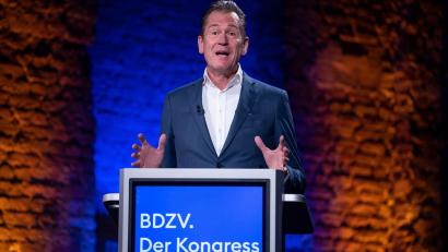 Archivbild: Bernd von Jutrczenka
Mathias Döpfner, BDZV-Präsident und Vorstandsvorsitzender Axel Springer SE, beim diesjährigen Kongress des Bundesverbands Digitalpublisher und Zeitungsverleger (BDZV).
