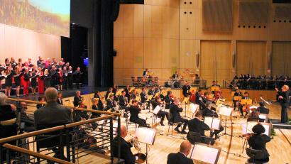 Bild: stg
Singing Witt und die Hofer Symphoniker sorgten für Musikgenuss in der Max-Reger-Halle