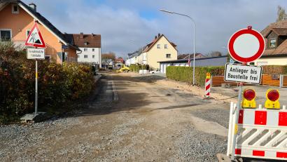 Bild: sne
Die Eichendorffstraße wird gerade saniert. Für das Förderprogramm "Soziale Stadt" musste die Stadt nun den Bedarf für die kommenden Jahre mitteilen.