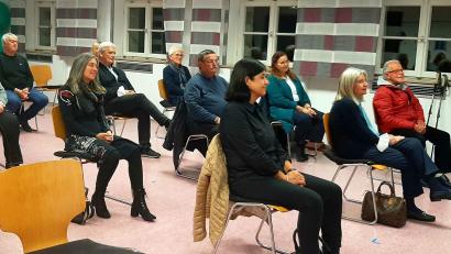 Bild: Susy Herrmann-Wolters/exb
Die Zuhörer bei den Serata Italiana in der Volkshochschule bekamen sehr interessante und amüsante Ausführungen zu hören. Natürlich in italienischer Sprache.