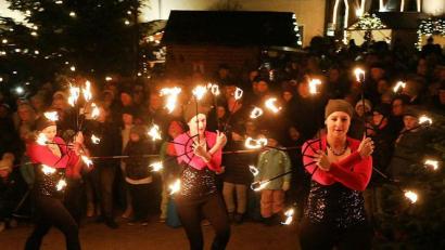 Archivbild: Gerhard Götz
Ameno Signum ist stets eine Attraktion beim Burgadvent. In diesem Jahr wird es keine Vorführung geben. Die Veranstaltung ist abgesagt.