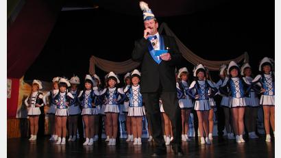 Archivbild: gis
FG-Präsident Günther Daubner bei der Prunksitzung 2018.