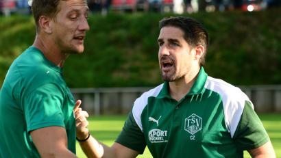 Bild: ham
Bis Dommer noch ist Christian Zechmann (rechts) noch Trainer beim TSV Stulln. Dann wechselt er zum FC Wernberg.