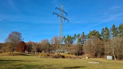 Bild: sne
Der Mast 55 steht mitten im Waldbad und soll im Zuge der Maßnahmen ersetzt werden.