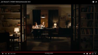 Screenshot: youtube.com/Erstmalzupenny
Der aktuelle Spot der Discounterkette "Penny" sorgt im Internet für viele positive Kommentare.