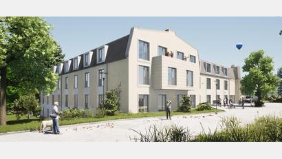 Bild: fph
So könnte das Seniorenheim auf dem ehemaligen Möbel-Kaufmann-Gelände in Fichtelberg aussehen.