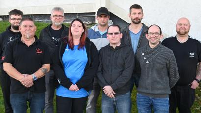 Bild: gf
Die neue Vorstandschaft der Dart-Liga Amberg-Sulzbach (v.l.n.r.) Markus Hergeth, Baptist Heldmann, Thomas Wild, Maria Krös, Daniel Schmid, Florian Kahrweg, Michael Stümpfl, Daniel Birkholz, Constantin Kern.