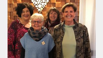 Bild: Monika Strehl/exb
An der Spitze des Arbeitskreises Seniorentanz stehen nun (von links) Anna Schaal. Hannelore Endrich, Angela Weidner und Erna Glück.