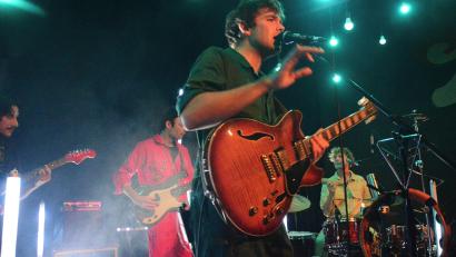 Bild: Kunz
Die Berliner Band "Lions Sphere" war zu Gast bei der "Sünde" in Weiden im Ring-Kino.