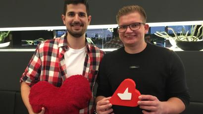 Bild: upl
Johannes Guder (links) und Johannes Berner aus Schwandorf gehören dem Verein Spendenlike seit der Gründung an.