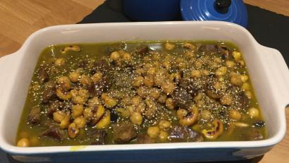 Bild: Michael Schiffer
Zum Straußen-Curry serviert OWZ-Küchenchef Michael Schiffer Basmati-Reis.