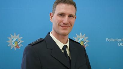 Bild: Polizeipräsidium Oberpfalz/dp/exb
Kriminalhauptkommissar Tobias Dörfler ist der neue Leiter der Zentralen Einsatzdienste Weiden.