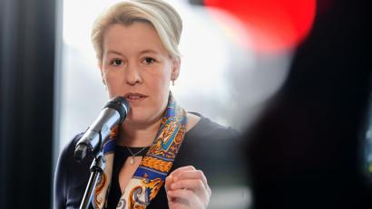 Bild: Annette Riedl/dpa
Die frühere Bundesfamilienministerin Franziska Giffey.