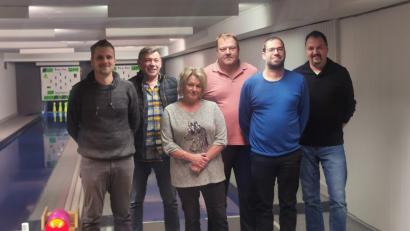 Bild: SKC Tirschenreuth/exb
Das Führungsteam des Sportkegelclubs Alle Neue Tirschenreuth (von links): Daniel Schenkl, Dieter Steinhauser, Alexandra Schüssler, Martin Rother, Tobias Steinhauser und Thomas Haberkorn .