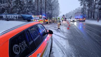 Bild: blm
Bei einem Unfall in Sulzbach-Rosenberg am Dienstagmorgen, 7. Dezember, wurden zwei Menschen verletzt.