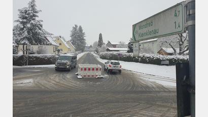 Bild: ws
In der Kleinklenauer Straße rollt der Verkehr wieder, zumindest bis ins Frühjahr 2022.