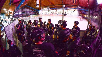 Archivbild: brü
Die Löwen sind bereit für das Duell mit den Riverrats aus Geretsried.