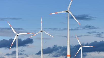 Symbolbild: Patrick Pleul/dpa
Drei Windräder will eine Bürgerenergiegenossenschaft in Parkstein errichten. Die Mehrheit der Bürger steht dem Vorhaben positiv gegenüber. Die Beteiligung am Bürgerbegehren war höher als im bayernweiten Schnitt andererer Abstimmungen.