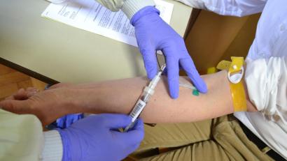 Bild: kaz
Die Probanden ließen sich in allen drei Runden jeweils 5,5 Milliliter Blut abzapfen.