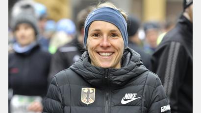 Archivbild: Hubert Ziegler
Domenika Mayer, hier beim Silvesterlauf 2019, startet am Samstag bei der deutschen Cross-Meisterschaft in Sonsbeck.