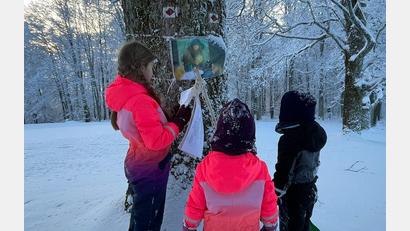 Bild: fvo
Seit Anfang Dezember sind schon viele Familien den Hirtenweg zum Fahrenberg gegangen.