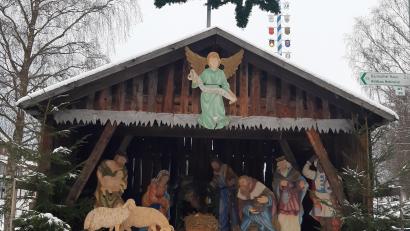 Bild: gis
Die Krippe in Mehlmeisel.