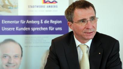 Bild: Wolfgang Steinbacher
Geschäftsführer Stephan Prechtl verlässt die Stadtwerke Amberg im Oktober 2022.