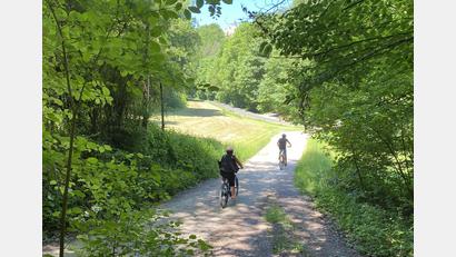 Archivbild: gw
Der zukünftige Radweg zwischen Etzelwang und Neukirchen folgt größtenteils der Trasse seines Vorgängers.