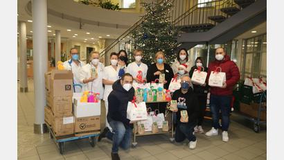 Bild: Michael Sandner/exb
Die "Mutmacher" wurden pünktlich zu Weihnachten im Klinikum St. Marien Amberg übergeben.