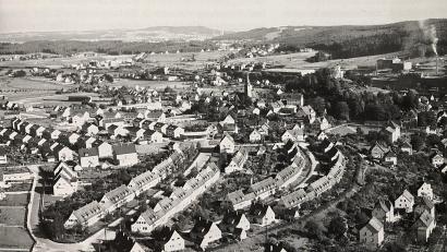 Bild: Stadtarchiv Sulzbach-Rosenberg
Der Bau von Werkswohnungen durch die Maxhütte etwa in den 1950er-Jahren in der Hugo-Geiger- und Czeike-Straße soll auch ins Montankonzept einfließen.