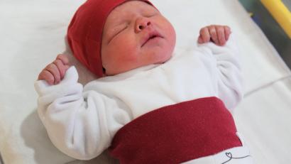 Bild: Verena Uschold/Klinikum St. Marien Amberg
Die kleine Annalena wog bei ihrer Geburt 3285 Gramm.