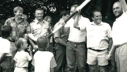 Archivbild: NT-Archiv
Auch in Neualbenreuth öffnete sich der Übergang für Wanderer und Radfahrer.
