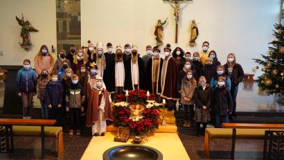 Bild: Regina Probst/exb
Die Poppenrichter Sternsinger