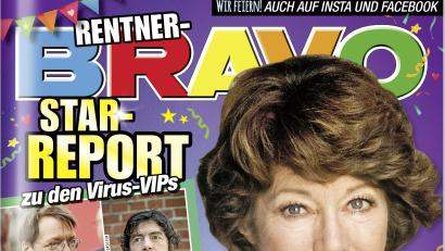 Bild: dpa
Das Cover des Sonderteils "Rentner Bravo" der "Apotheken Umschau" (undatierte Aufnahme). Hintergrund der Aktion ist das 66 Jahre lange Bestehen des Gesundheitsmagazins.