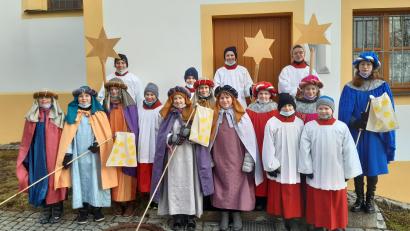 Bild: rgl
Die Sternsinger Neudorf freuen sich über ein Rekordergebnis.