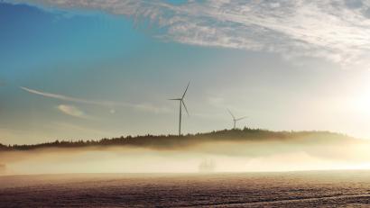 Archivbild: rha
Edelsfelder Windräder in den Morgenstunden